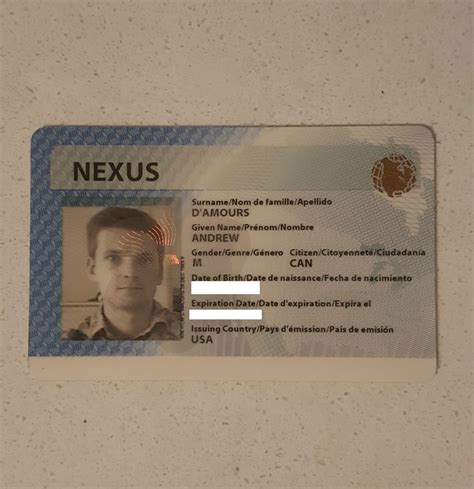 nexus card rfid|how to get a NEXUS Card.